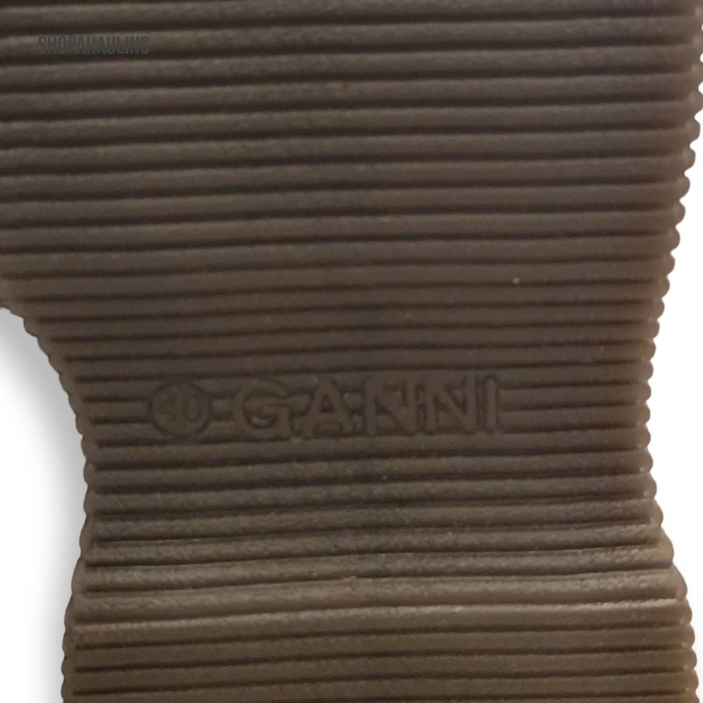 NWOB GANNI - Creepers Leather Chelsea Boots - Kalamata Olive Green - EU 40/US 10 - Picture 7 of 16